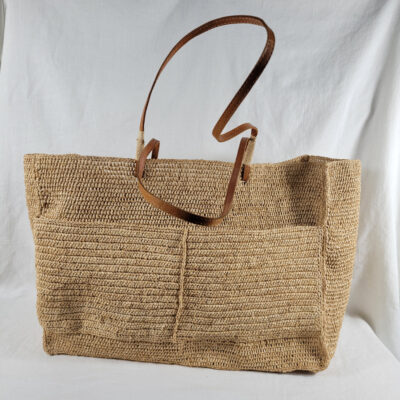 sac en raphia,balade bohème,mode,création artisanale